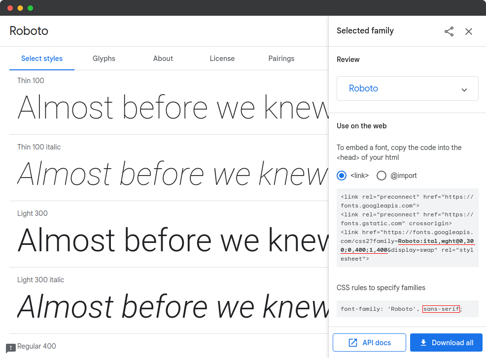 google-fonts